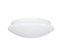 Eglo Ceiling Light Ella Projekt with Motion Sensor, Bathroom Ceiling lamp in White Plastic and Metal, E27 Socket, IP44, Ø 30 cm