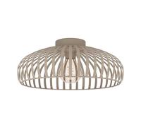 Eglo Ceiling Light Fixture Mogano 3, Flush Mount lamp for Living Room