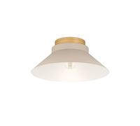 EGLO Moharras ceiling light, sand with wooden detail