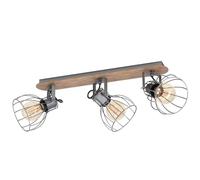 EGLO ceiling light Sambatello, 3-Light Vintage Ceiling Lamp in Retro Style