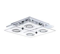 EGLO Cabo 4-Light LED Ceiling Light Chrome