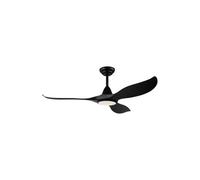 Eglo Cirali 52 Metal 5 Speed Ceiling Fan Light - Bulb Included In Black Black