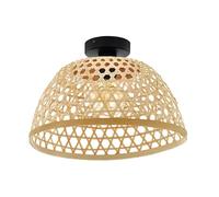 EGLO Claverdon ceiling lamp, 1-light vintage ceiling light, natural, boho