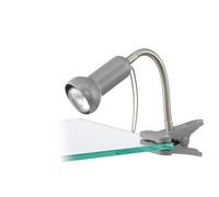 Eglo 81265 Fabio Clip-On Clamp Lamp in Silver