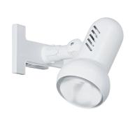 Eglo Clip on Reading Light Manhattan, clamp lamp for Bed and Desk, spot Light Made of White Metal and Plastic, Lighting Clip with E27 Socket