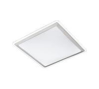 Eglo Competa 1 LED Ceiling Light 1-Bulb Material: Steel and Plastic, Colour: Silver, White, Length: 43 cm