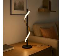 Eglo LED Table lamp Conaprato, Design Bedside lamp, Adjustable Decorative Metal Light in Black, Warm White to Cool White, H 46.5 cm