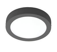 EGLO Connect Argolis-C LED Outdoor Ceiling Light, Smart Home Outdoor Light for Wall and Ceiling, Ceiling Light Made of Aluminium and Plastic, Colour: Anthracite, White, Dimmable, White Tones