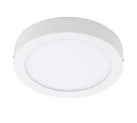 Eglo Connect LED Ceiling Light Fueva-C, Smart Home Ceiling lamp, Material: Metal cast, Plastic, Colour: White, Ø: 22.5 cm, dimmable, Adjustable White Tones and Colours