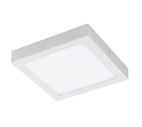 Eglo Connect LED Ceiling Light Fueva-C, Smart Home Ceiling lamp, Material: Metal Casting, Plastic, Colour: White, Dimensions: 22.5 x 22.5 cm, dimmable, Adjustable White Tones and Colours