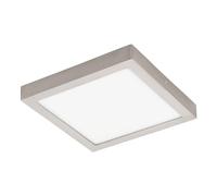 Eglo Ceiling Light, Cast Metal, 21 W, Satin Nickel