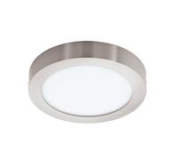 Eglo Connect LED Ceiling Light Fueva-C, Smart Home Ceiling lamp, Material: Metal Casting, Plastic, Colour: matt Nickel, Ø: 30 cm, dimmable, Adjustable White Tones and Colours