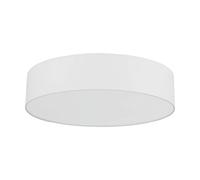 EGLO connect LED ceiling light Romao-C, 1-flame lamp in steel, textile