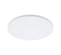 Eglo Connect LED Ceiling Light Turcona-C, Single-Flame lamp Made of Steel, Aluminium and Plastic in White, with Remote Control, Colour Temperature Change (Warm, Neutral, Cold), RGB, dimmable, Ø 45 cm