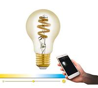 EGLO connect LED E27 lamp, Smart Home vintage bulb amber