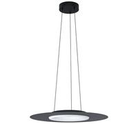 EGLO Connect LED Pendant Light Compo Rosso-C 1-Bulb Pendant Light Made of Steel and Plastic in Black, White, Colour Temperature Change (Warm, Neutral, Cold), RGB, Dimmable, Diameter 58 cm
