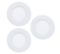 EGLO connect LED recessed light Fueva 6-Z, white, set of 3