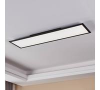 EGLO connect Salobrena-Z LED ceiling lamp, 120x30cm, black
