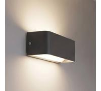 EGLO connect SANIA-Z Smart LED outdoor wall lamp, black, IP55