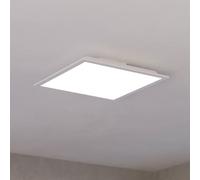 Eglo Connect.z Smart-Home LED Panel Moradillo-Z, 40x40 cm, ZigBee Ceiling Light Fixture, Matte, app and Voice Control Alexa, Warm-Cool White, RGB, dimmable, White Flush Mount lamp