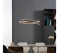EGLO connect.Z Smart Home LED pendant lighting Andabaia-Z, ZigBee ceiling light fitting, app and voice control Alexa, tunable white (warm - cool white), dimmable hanging lamp, black metal