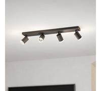 EGLO connect Smart LED spot Melitello-Z, 4-bulb, black