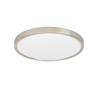Eglo Connect.z Smart-Home LED Bathroom Ceiling Light Fueva 6-Z, Ø 38.9 cm, ZigBee, app and Alexa Voice Control, Light Colour (Warm White-Cold White), dimmable Ceiling lamp, Silver, IP44