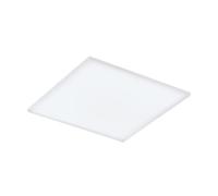 Eglo Connect Turcona-C LED Ceiling Light 1 Bulb Steel Aluminium and Plastic White with Remote Control Colour Temperature Change (Warm - Cold) RGB Dimmable L x W 59.5 cm