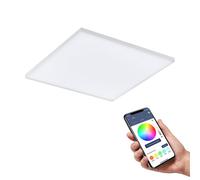 Eglo Connect.z Smart Home LED Ceiling Light Panel Turcona-Z, 18 inches, Zigbee Lighting, app and Voice Control, White tunable Lights (Warm - Cool White), RGB, dimmable