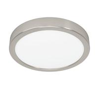 Eglo Connect.z Smart-Home LED Bathroom Ceiling Light Fueva 6-Z, Ø 21 cm, ZigBee, app and Alexa Voice Control, Light Colour (Warm White-Cold White), dimmable Ceiling lamp, Silver, IP44