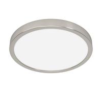 Eglo Connect.z Smart-Home LED Bathroom Ceiling Light Fueva 6-Z, Ø 27.8 cm, ZigBee, app and Alexa Voice Control, Light Colour (Warm White-Cold White), dimmable Ceiling lamp, Silver, IP44