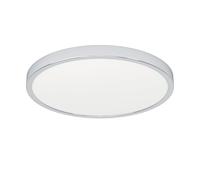 Eglo Connect.z Smart-Home LED Bathroom Ceiling Light Fueva 6-Z, Ø 38.9 cm | ZigBee, Matter, app & voice control Alexa, warm-cold white, RGB, dimmable lamp, chrome, IP44