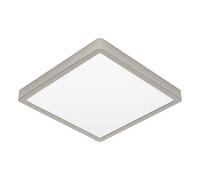 Eglo Connect.z Smart-Home LED Bathroom Ceiling Light Fueva 6-Z, 29.5 x 29.5 cm, ZigBee, app and Alexa Voice Control, Light Colour (Warm White-Cold White), dimmable Ceiling lamp, Silver, IP44