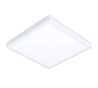 Eglo Connect.z Smart Home LED Bathroom Ceiling Light Fueva 6-Z, ZigBee, app and Alexa Voice Control, Warm White-Cold White, RGB, dimmable Ceiling lamp, White, IP44, 29x29 cm