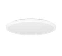 Eglo Connect.z Smart Home LED Bathroom Ceiling Light Rovito-Z, ZigBee, app and Alexa Voice Control, Warm White-Cold White, RGB, dimmable Ceiling lamp, White, IP44, Ø 39 cm