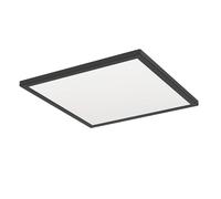 Eglo Connect.z Smart Home LED Bathroom Ceiling Light Rovito-Z, ZigBee | app and Alexa voice control, warm white-cold white, RGB, dimmable ceiling lamp, black, IP44, 39x39 cm