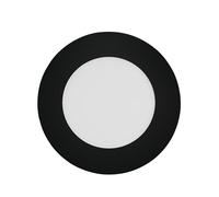 EGLO Connect.z Smart Home LED Bathroom Spotlight Fueva-Z, Flat spot Light for Ceiling, Ø 4.7 inches, ZigBee, app and Voice Control, Warm - Cool White, dimmable, Black, IP44