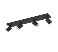 Eglo Melitello-Z Smart Control RGB LED 4 Light Spotlight, Black EGLO Black