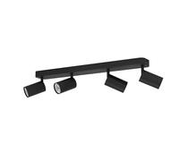 Eglo Telimbela-Z Black Steel Smart Control, Colour Changing 4 Light Spotlight