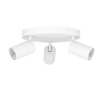 Eglo Connect.z Smart Home LED Ceiling lamp Telimbela-Z, Zigbee Lighting with 3 Spots, app and Voice Control Alexa, tunable White Light (Warm - Cool White), RGB, dimmable Spotlight, White