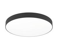 Eglo Connect.z Smart Home LED Ceiling Light Fixture Gallizzi-Z, Ø 69 cm, ZigBee, Matte, app and Voice Control Alexa, Warm to Cold White, RGB, dimmable Lighting, Black Flush Mount lamp