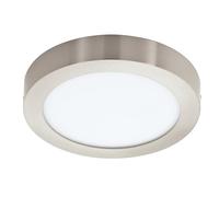 EGLO connect Fueva-Z ceiling lamp, Ø 21cm nickel