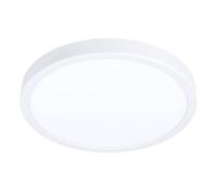 EGLO Connect.Z Smart Home LED Ceiling Light Fueva-Z, Ø 11 Inches, Zigbee Bathroom Lighting, App and Voice Control, White Tunable Lights (Warm - Cool White), White, IP44