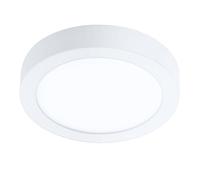 Eglo Connect.z Smart Home LED Ceiling Light Fueva-Z, Ø 8.3 inches, Zigbee Bathroom Lighting, app and Voice Control, White tunable Lights (Warm - Cool White), White, IP44