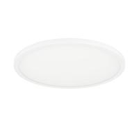 Eglo Connect.z Smart Home LED Ceiling Light Panel Sarsina -Z | Zigbee lighting, app and voice control, white tunable lights (warm - cool white), dimmable lamp, white metal, Ø 18 in