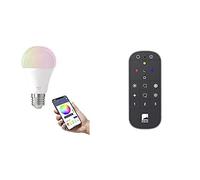 Eglo Connect.z Smart-Home LED Leuchtmittel E27, A60, INKL. Fernbedienung, Sprachsteuerung Alexa, dimmbar, RGB, Lichtfarbe einstellbar (warmweiß-kaltweiß), 806 Lumen, 9 Watt, Glühbirne