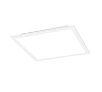Eglo Connect.z Smart Home LED Panel Moradillo-Z, 30x30 cm, ZigBee Ceiling Light Fixture, Matte, app & Alexa Control, Warm to Cool White, RGB, dimmable, White Flush Mount lamp