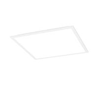 Eglo Connect.z Smart-Home LED Panel Moradillo-Z, 40x40 cm, ZigBee Ceiling Light Fixture, Matte, app and Voice Control Alexa, Warm-Cool White, RGB, dimmable, White Flush Mount lamp
