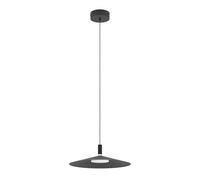Eglo Connect.z Smart Home LED Pendant Light Conomavilla-Z, Metal, dimmable lamp, ZigBee, Matter, app and Voice Control Alexa, Warm to Cool White, RGB, Black