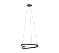 EGLO connect.Z Smart Home LED pendant lighting Andabaia-Z, ZigBee ceiling light fitting, app and voice control Alexa, tunable white (warm - cool white), dimmable hanging lamp, black metal